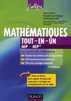 Couverture du livre « Mathématiques ; MP, MP* ; tout-en-un (3e édition) » de Claude Deschamps et Andre Warusfel aux éditions Dunod