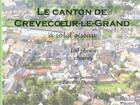 Couverture du livre « Le canton de Crevecoeur-le-Grand à vol d'oiseau ; 100 photos choisies » de Daniel Delattre aux éditions Delattre
