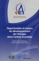 Couverture du livre « Opportunités et enjeux du développement de l'Afrique dans l'arène mondiale » de  aux éditions Economica