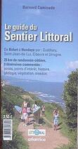 Couverture du livre « Le guide du sentier littoral ; de Bidart à Hendaye » de Bernard Caminade aux éditions Atlantica