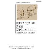 Couverture du livre « Revue française de pédagogie, n° 187/2014 : Varia » de Auteurs Divers aux éditions Ens Lyon