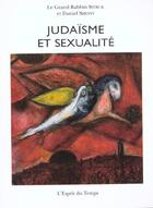 Couverture du livre « Judaisme et sexualite » de L'Esprit Du Temps aux éditions L'esprit Du Temps
