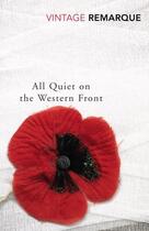Couverture du livre « All Quiet on the Western Front » de Erich Maria Remarque aux éditions Random House Digital