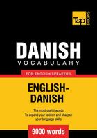 Couverture du livre « Danish Vocabulary for English Speakers - 9000 Words » de Andrey Taranov aux éditions T&p Books