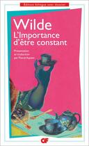 Couverture du livre « L'importance d'être constant » de Oscar Wilde aux éditions Flammarion