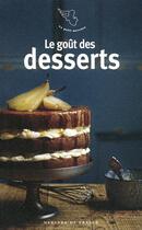 Couverture du livre « Le goût des desserts » de  aux éditions Mercure De France