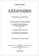 Couverture du livre « Croyances et légendes du centre de la France » de Laisnel De La Salle aux éditions Lulu