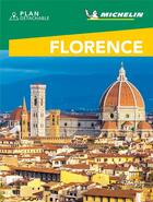 Couverture du livre « Le guide vert week-end ; Florence (édition 2019) » de Collectif Michelin aux éditions Michelin