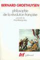 Couverture du livre « Philosophie de la révolution française ; Montesquieu » de Bernard Groethuysen aux éditions Gallimard (patrimoine Numerise)