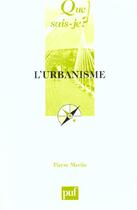 Couverture du livre « L'urbanisme (5e ed) » de Pierre Merlin aux éditions Que Sais-je ?