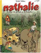 Couverture du livre « Nathalie t.17 ; le tour du monde en 80 bourdes » de Sergio Salma aux éditions Casterman