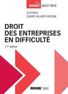 Couverture du livre « Droit des entreprises en difficulté (11e édition) » de Corinne Saint-Alary-Houin aux éditions Lgdj