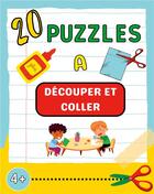 Couverture du livre « 20 puzzles Ã dÃ©couper et coller : Cahier de bricolages pour les enfants de maternelle | ActivitÃ© maison Ã partir de 4 ans » de René Charpin aux éditions Books On Demand