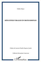 Couverture du livre « Hépatites virales en mots simples » de Njoya Oudou aux éditions L'harmattan