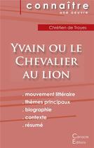 Couverture du livre « Yvain ou le Chevalier au lion, de Chrétien de Troyes » de  aux éditions Editions Du Cenacle