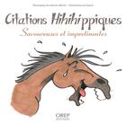 Couverture du livre « Citations hihihippiques ; savoureuses et impertinentes » de Tanneguy De Sainte-Marie aux éditions Orep