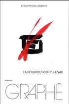 Couverture du livre « La resurrection de lazare » de Jean-Marc Vercruysse aux éditions Pu D'artois