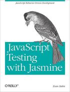 Couverture du livre « JavaScript Testing with Jasmine » de Evan Hahn aux éditions O'reilly Media