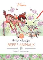 Couverture du livre « Art-thérapie : palette magique ; bébés animaux » de Disney aux éditions Hachette Pratique