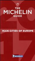 Couverture du livre « Main cities of europe 2017 » de Collectif Michelin aux éditions Michelin