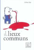 Couverture du livre « Petit répertoire de lieux communs » de Gilles Dal aux éditions Lannoo