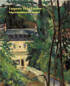 Couverture du livre « Langmatt licht libellen - impressionismus heute? /allemand » de Markus Stegmann aux éditions Hatje Cantz