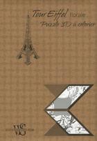 Couverture du livre « Tour Eiffel florale ; puzzle 3D à colorier » de  aux éditions White Star