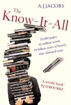 Couverture du livre « The know-it-all ; one man's humble quest to become the smartest person in the world » de A. J. Jacobs aux éditions Cheap
