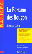 Couverture du livre « La Fortune Des Rougon » de Émile Zola aux éditions Nathan