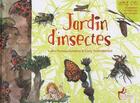 Couverture du livre « Jardin d'insectes » de Lolita Pacreau-Godefroy et Emily Nudd-Mitchell aux éditions Le Sablier