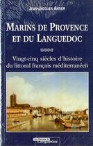 Couverture du livre « Marins De Provence Et Du Languedoc » de Antier/Antier aux éditions Nouvelles Presses Du Languedoc