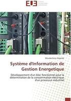 Couverture du livre « Système d'information de gestion energétique ; développement d'un bloc fonctionnel pour la détermination de la consommation électrique d'un processus industriel » de Moudachirou Kegnide aux éditions Editions Universitaires Europeennes