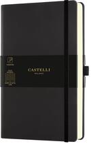 Couverture du livre « Carnet aquarela grand format ligne noir sepia » de Castelli aux éditions Castelli Milano