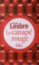 Couverture du livre « Le canapé rouge » de Michele Lesbre aux éditions Gallimard