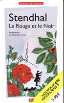 Couverture du livre « Le Rouge et le Noir » de Stendhal aux éditions Flammarion