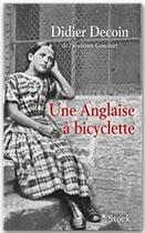 Couverture du livre « Une anglaise à bicyclette » de Didier Decoin aux éditions Stock