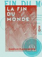 Couverture du livre « La Fin du monde » de Camille Flammarion aux éditions Collection Xix