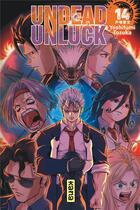 Couverture du livre « Undead unluck Tome 14 » de Yoshifumi Tozuka aux éditions Kana