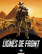 Couverture du livre « Lignes de front Tome 3 ; LRDG » de Jean-Pierre Pecau et Bane aux éditions Delcourt