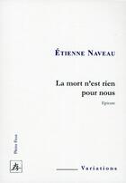 Couverture du livre « La mort n'est pas rien pour nous, Epicure » de  aux éditions Pleins Feux