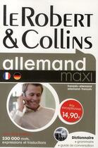 Couverture du livre « Dictionnaire le Robert & Collins maxi ; allemand-français / français-allemand » de  aux éditions Le Robert