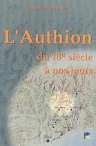 Couverture du livre « L'authion du 18e siècle à nos jours » de Clapie aux éditions Serre