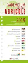 Couverture du livre « Vademecum ; entreprise agricole (édition 2019) » de  aux éditions Arnaud Franel