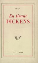 Couverture du livre « En lisant Dickens » de Alain aux éditions Gallimard (patrimoine Numerise)