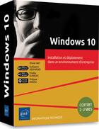 Couverture du livre « Windows 10 - coffret de 2 livres : installation et deploiement dans un environnement d'entreprise » de Oli Philippe Paiola aux éditions Eni