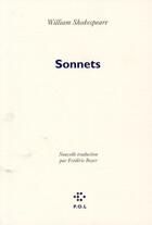 Couverture du livre « Sonnets » de William Shakespeare aux éditions P.o.l