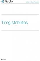 Couverture du livre « REVUE ARTICULO T.7 ; tiring mobilities » de Revue Articulo aux éditions Articulo