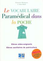 Couverture du livre « Le vocabulaire paramedical dans la poche exercices corriges » de Rame aux éditions Lamarre