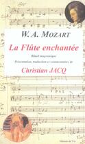 Couverture du livre « Wolfgang amadeus mozart - la flute enchantee » de Christian Jacq aux éditions Maison De Vie