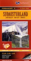 Couverture du livre « Islande sud-est 4 1/250.000 » de  aux éditions Ferdakort